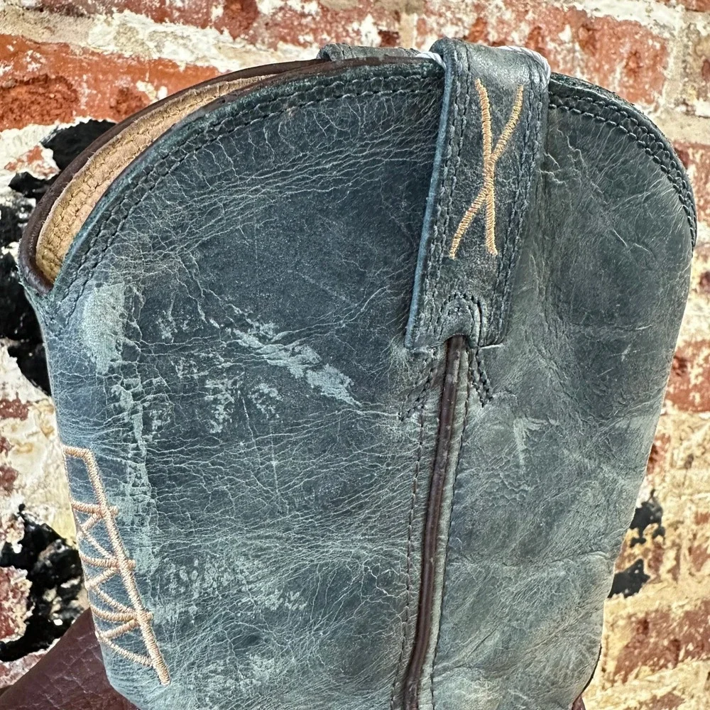 Twisted X Brown Leather Western Boots US 2 Boys Youth